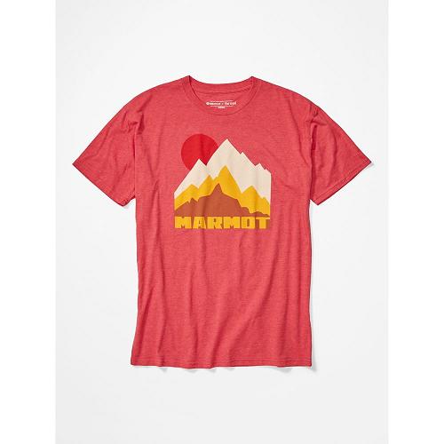 Marmot Tower T-Shirts For Mens Red VEA176829